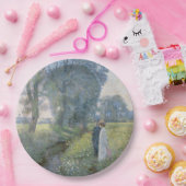 Verlobtes Paar (Hochzeit und Ehe) (Verlobung) Pappteller (Party)