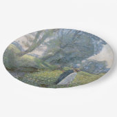 Verlobtes Paar (Hochzeit und Ehe) (Verlobung) Pappteller (Schrägansicht)