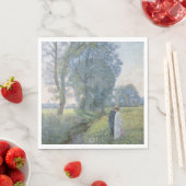 Verlobtes Paar (Hochzeit und Ehe) (Verlobung) Serviette (Beispiel)