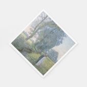 Verlobtes Paar (Hochzeit und Ehe) (Verlobung) Serviette (Ecke)