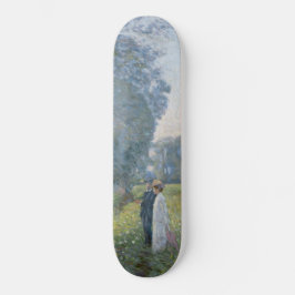 Verlobtes Paar (Hochzeit und Ehe) (Verlobung) Skateboard