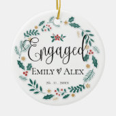 Verlobtes Paar | Keramik Ornament (Vorne)