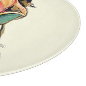 Verlobtes Paar Schneidebrett (Ecke)