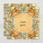 Verlobung 50. einladung (Vorne/Hinten)