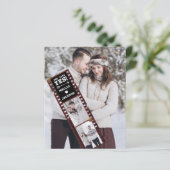 Verlobung Ankündigung Foto Sie sagte ja (Stehend Vorderseite)