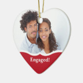 Verlobung Ankündigung Ornament (Links)