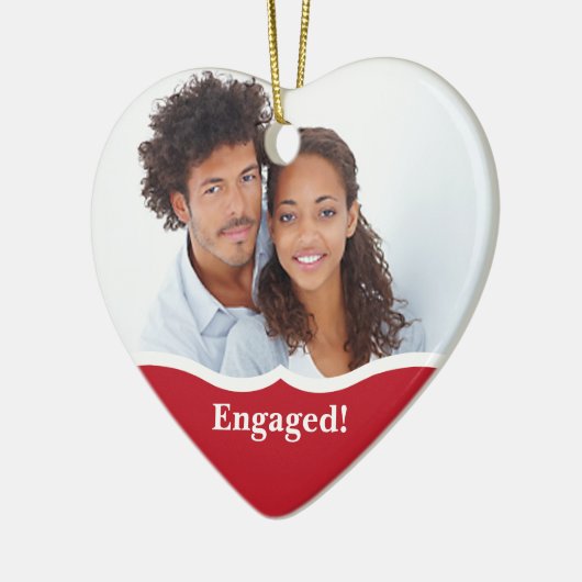 Verlobung Ankündigung Ornament (Links)