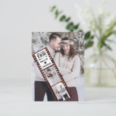 Verlobung Ankündigung sagte sie ja Foto Postkarte (Stehend Vorderseite)