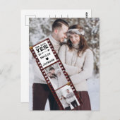 Verlobung Ankündigung sagte sie ja Foto Postkarte (Vorne/Hinten)