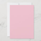 Verlobung Aquarellpinken Einladung (Rückseite)