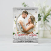 VERLOBUNG BEGLEITKARTE (Stehend Vorderseite)