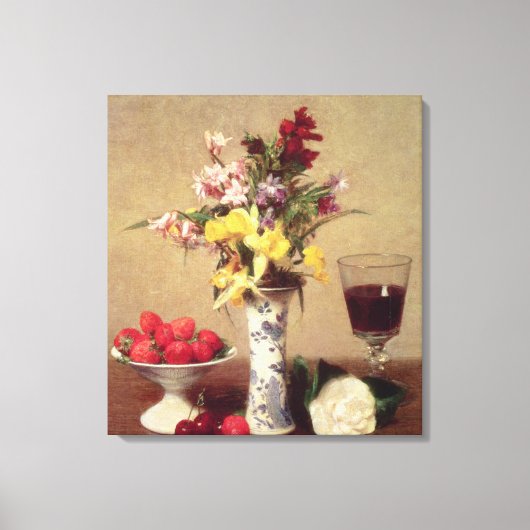 Verlobung Bouquet Leinwanddruck (Vorderseite)