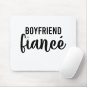 Verlobung Boyfriend Verlobte Verheiratet Man Weddi Mousepad (Mit Mouse)