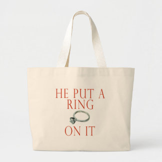 Verlobung Bride Tote Bag Jumbo Stoffbeutel