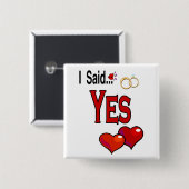 Verlobung Button (Vorne & Hinten)