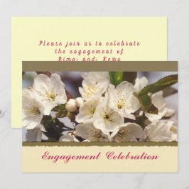 Verlobung Cherry Blossoms Einladung