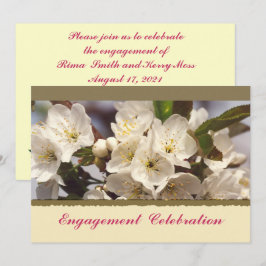 Verlobung Cherry Blossoms Einladung