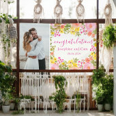 Verlobung der Aquarellfarben Banner