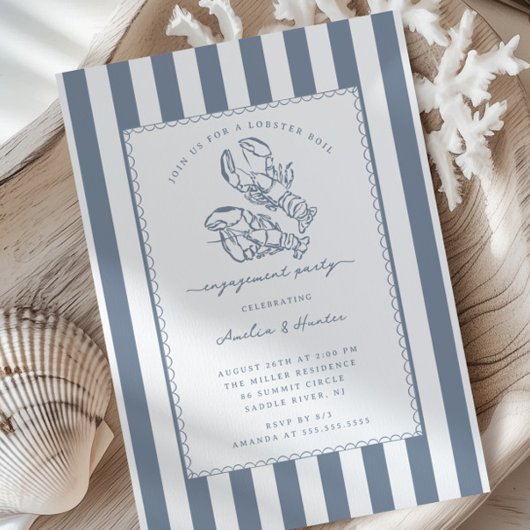 Verlobung der Kastenlobster - Einladung