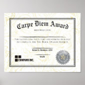 Verlobung der Mitarbeiter mit frühzeitiger Auszeic Poster (Vorne)