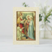 Verlobung der religiösen katholischen Kirche — RSVP Karte (Stehend Vorderseite)