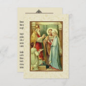 Verlobung der religiösen katholischen Kirche — RSVP Karte (Vorne/Hinten)