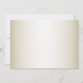 Verlobung der Weißen Vögel Einladung (Rückseite)