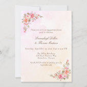 Verlobung Dinner Party Corbaro Einladung (Vorderseite)