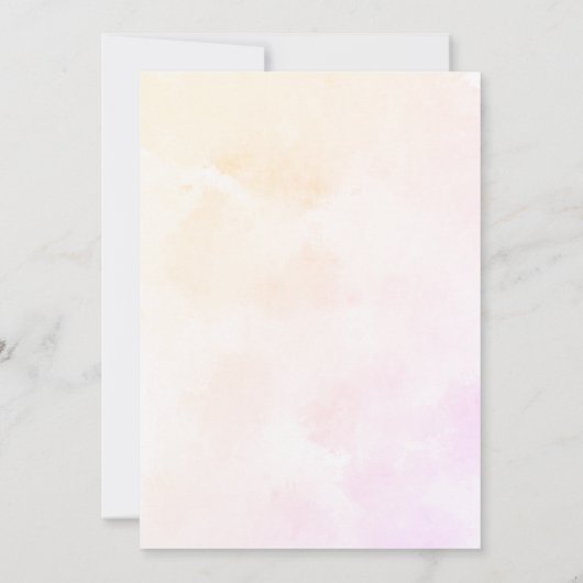 Verlobung Dinner Party Corbaro Einladung (Rückseite)