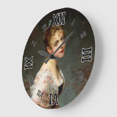 Verlobung durch Eugene de Blaas Große Wanduhr (Winkel)