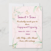 Verlobung Einladung (Vorderseite)