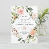 Verlobung Einladung (Stehend Vorderseite)