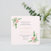 Verlobung Einladung (Stehend Vorderseite)