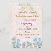 Verlobung Einladung (Vorne/Hinten)