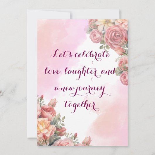 Verlobung Einladung (Rückseite)