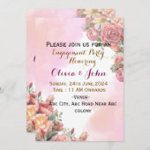 Verlobung Einladung (Vorne/Hinten)