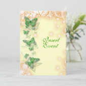 Verlobung Einladung (Stehend Vorderseite)