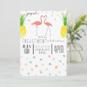 Verlobung Einladung (Stehend Vorderseite)