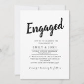 Verlobung Einladung (Vorderseite)