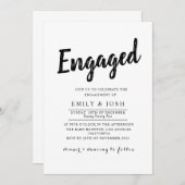 Verlobung Einladung (Vorne/Hinten)