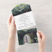 Verlobung Einladung Gate Wood (Abreißen)