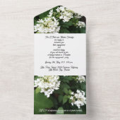 Verlobung Einladung Party White Hydrangea (Innen Boden)