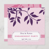 VERLOBUNG-EINLADUNGEN :: fine 2SQ Einladung (Vorne/Hinten)