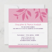 VERLOBUNG-EINLADUNGEN :: fine 2SQ Einladung (Rückseite)