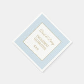 Verlobung-FEIERN Serviette (Ecke)