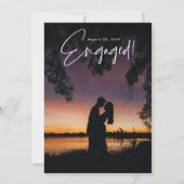 Verlobung Feiertagskarte (Vorderseite)