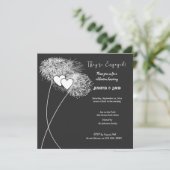 Verlobung Feuerwerk Einladung (Stehend Vorderseite)