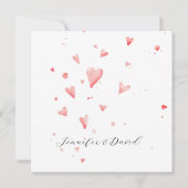 Verlobung Feuerwerk Einladung (Rückseite)