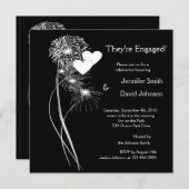 Verlobung Feuerwerkskörper Einladung (Vorne/Hinten)