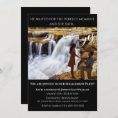 Verlobung - Foto Hintergrund West Virginia- Einladung (Vorne/Hinten)